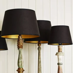 Graham & Green Lamp Shades<Black And Gold Retro Lamp Shades