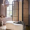 Graham & Green Room Dividers<Black and Natural Rattan Screen