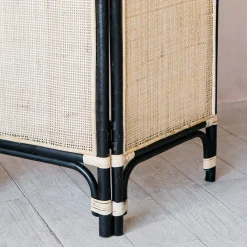 Graham & Green Room Dividers<Black and Natural Rattan Screen