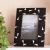 Graham & Green Photo Frames<Black and White Geometric Tile Frame