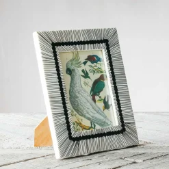 Graham & Green Photo Frames<Black and White Sketch Bone Frame