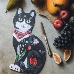Graham & Green Kitchen Accessories<Black Cat Serving Board