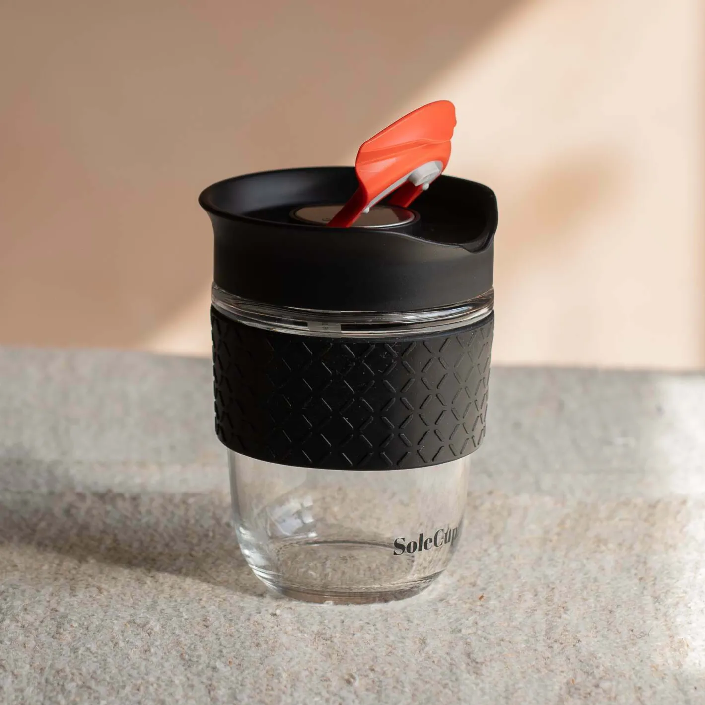 Graham & Green Outdoor Dining|Tableware<Black Glass Travel Mug