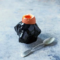 Graham & Green Tableware<Black Lab Face Egg Cup