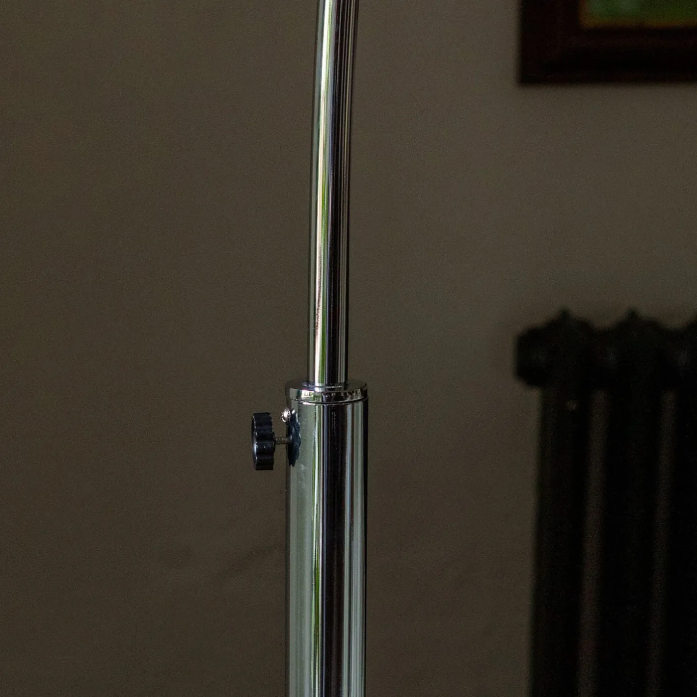 Graham & Green Floor Lamps<Black Marble and Chrome Floor Lamp