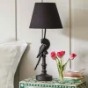 Graham & Green Animal Lights|Table Lamps<Black Parrot Lamp with Shade