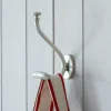 Graham & Green Coat Racks & Hooks<Blaise Antique Silver Single Wall Hook