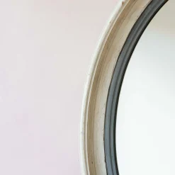 Graham & Green Round Mirrors|Wall Mirrors<Blake Oval Grey Mirror