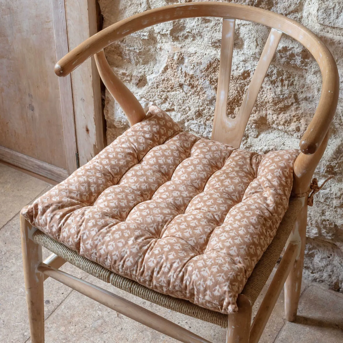 Graham & Green Seat Pads & Bed Rolls|Seat Pads & Bed Rolls<Block Printed Floral Seat Pads