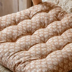 Graham & Green Seat Pads & Bed Rolls|Seat Pads & Bed Rolls<Block Printed Floral Seat Pads