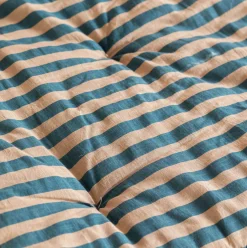Graham & Green Seat Pads & Bed Rolls|Seat Pads & Bed Rolls<Blue Candy Stripe Large Seat Mat