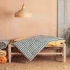 Graham & Green Seat Pads & Bed Rolls|Seat Pads & Bed Rolls<Blue Candy Stripe Small Seat Mat