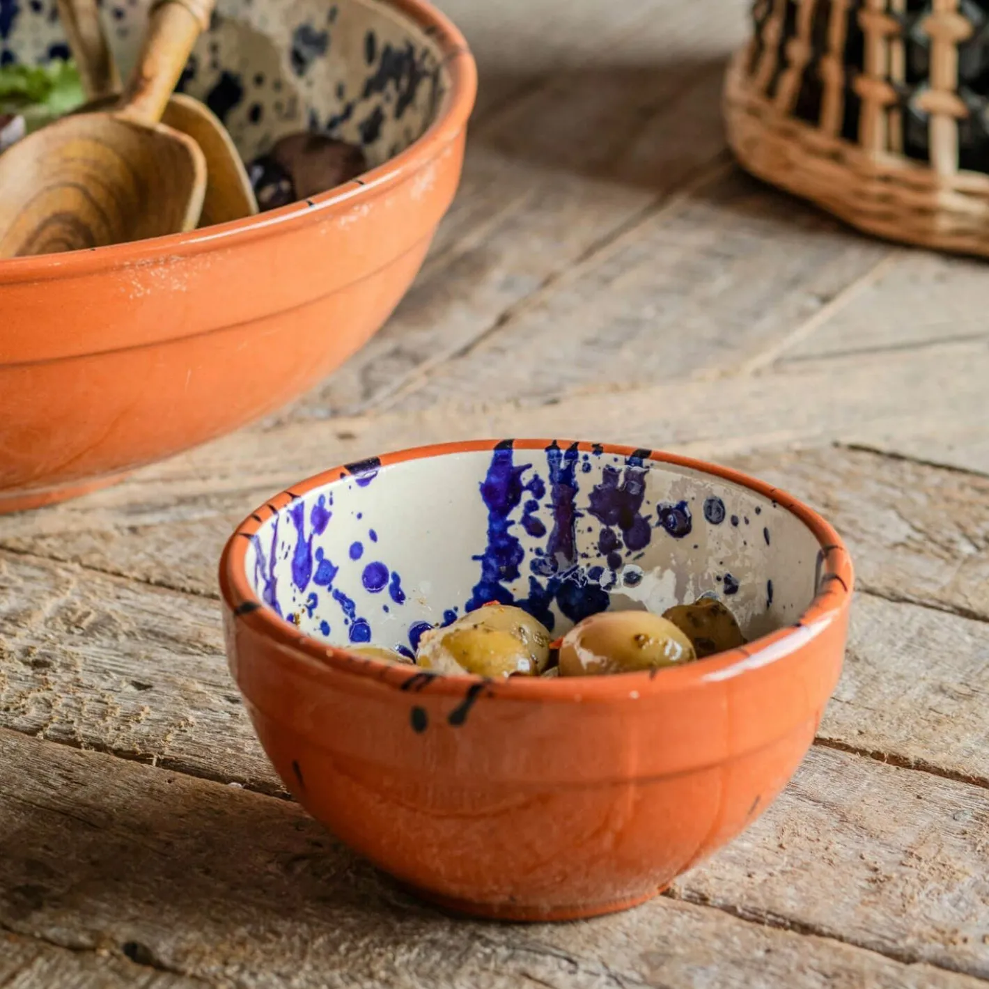 Graham & Green Outdoor Dining|Tableware<Blue Splash Serveware Collection