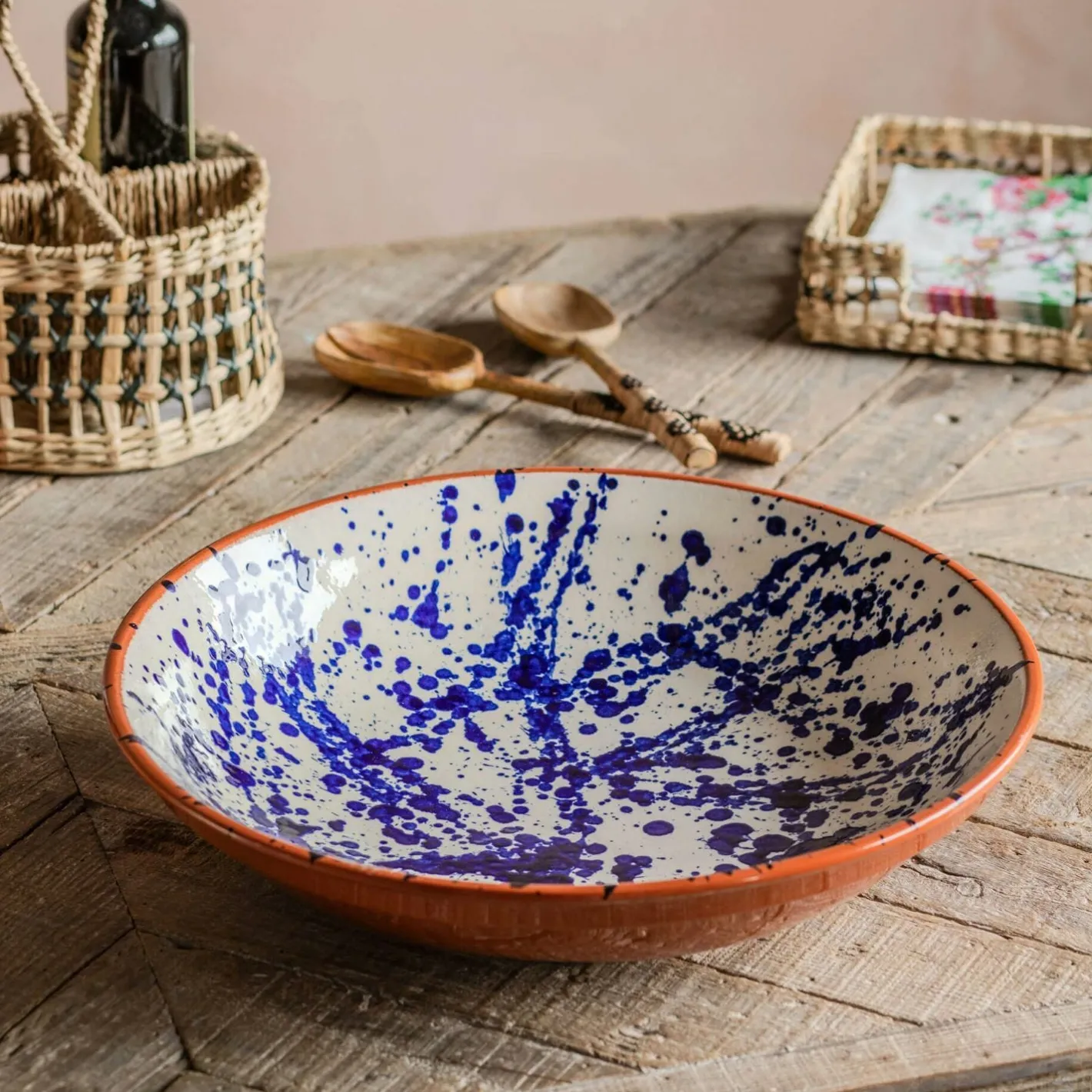 Graham & Green Outdoor Dining|Tableware<Blue Splash Serveware Collection
