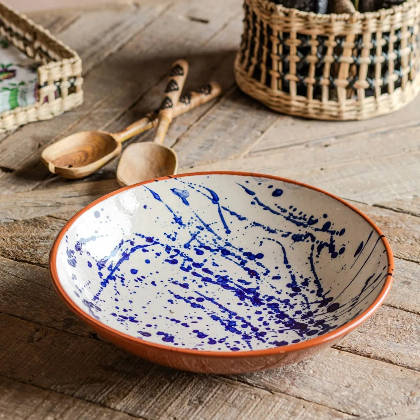 Graham & Green Outdoor Dining|Tableware<Blue Splash Serveware Collection