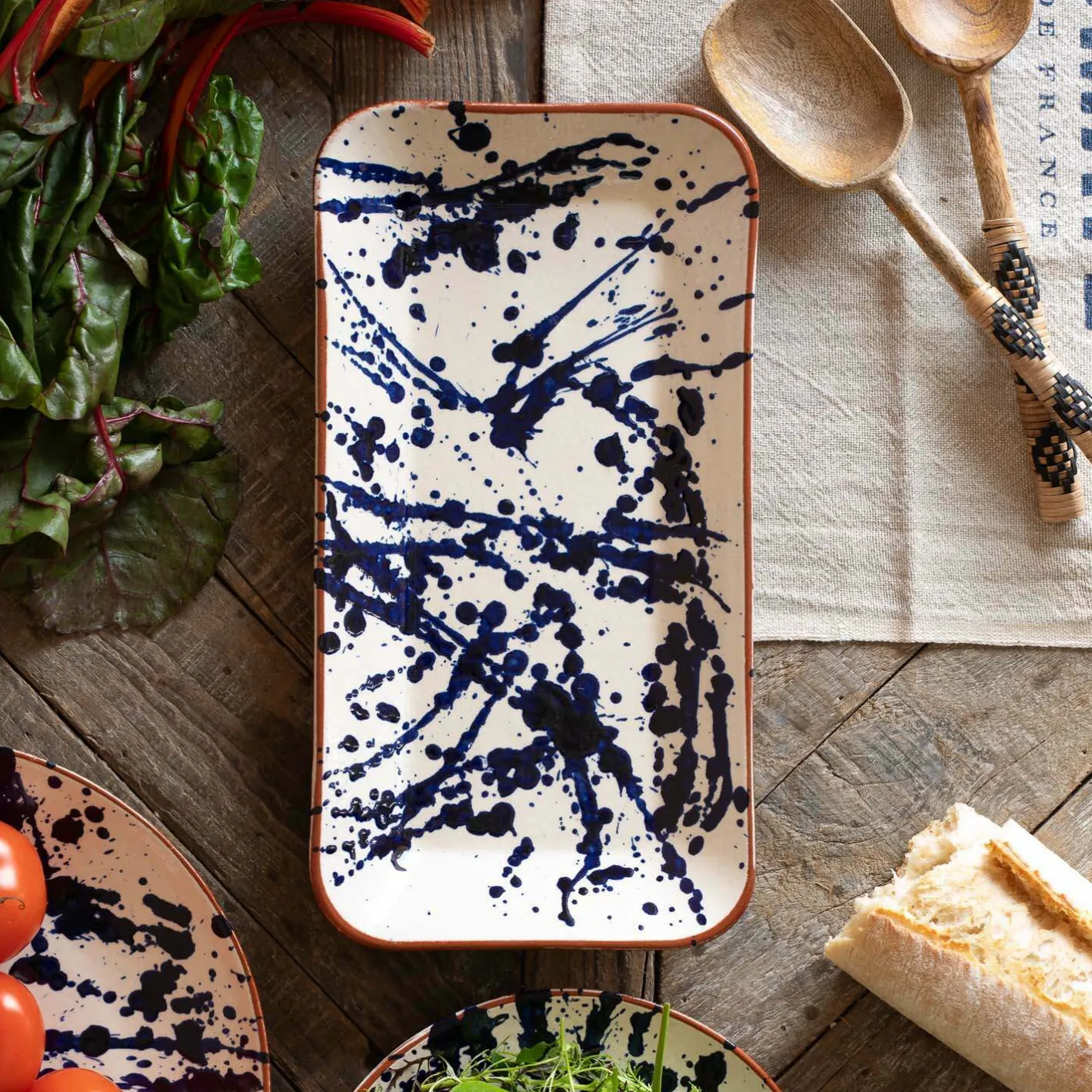 Graham & Green Outdoor Dining|Tableware<Blue Splash Serveware Collection