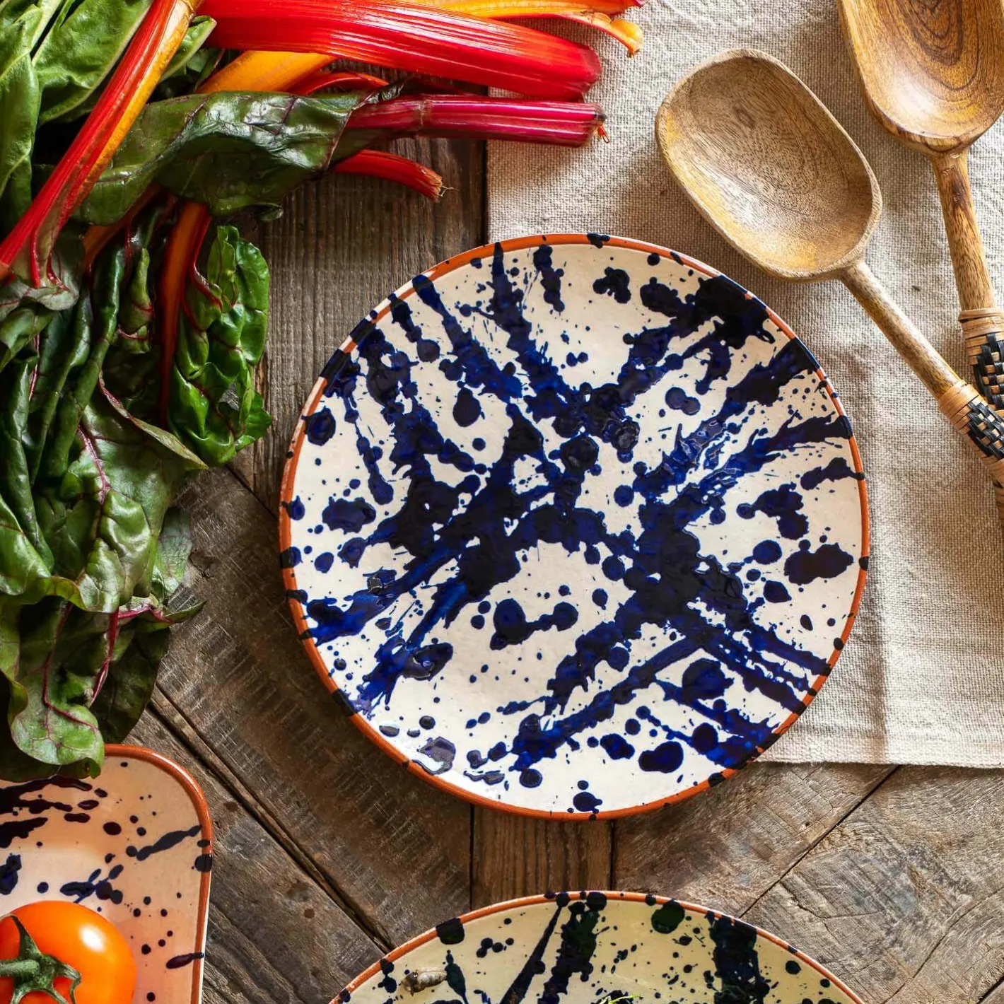 Graham & Green Outdoor Dining|Tableware<Blue Splash Serveware Collection