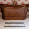 Graham & Green Bath Mats|Bath Mats<Blue Striped Tufted Bath Mat