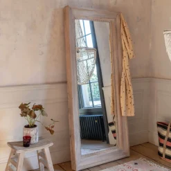Graham & Green Wall Mirrors<Blythe Natural Tall Floor Mirror