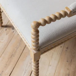 Graham & Green Armchairs<Bobbin Natural Linen and Ash Armchair