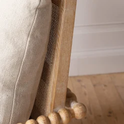 Graham & Green Armchairs<Bobbin Natural Linen and Ash Armchair