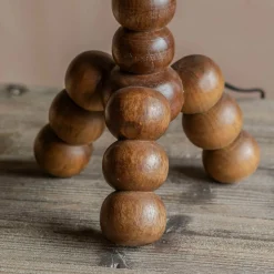 Graham & Green Table Lamps<Bobbin Tripod Wood Table Lamp
