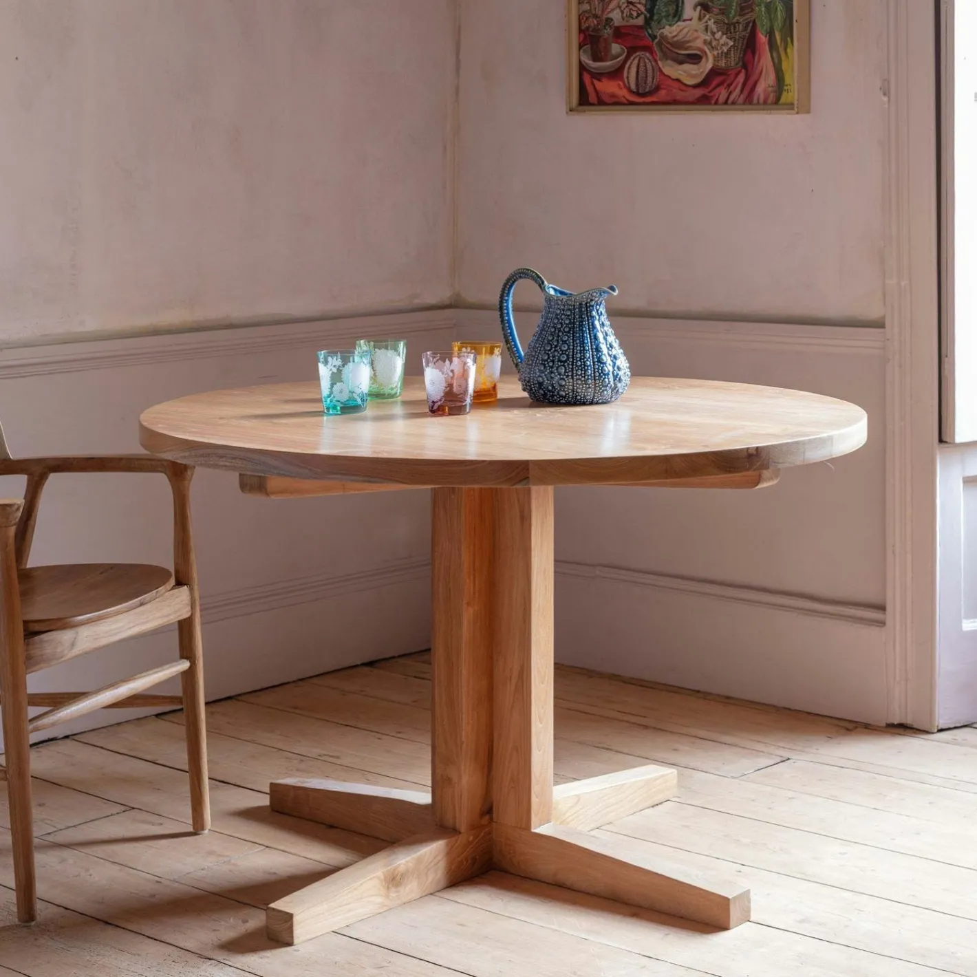 Graham & Green Dining Tables<Boe 4 Seater Teak Dining Table