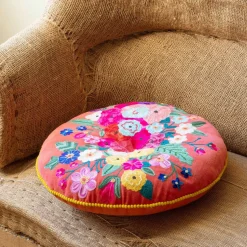 Graham & Green Seat Pads & Bed Rolls|Seat Pads & Bed Rolls<Bouquet Small Round Seat Pads