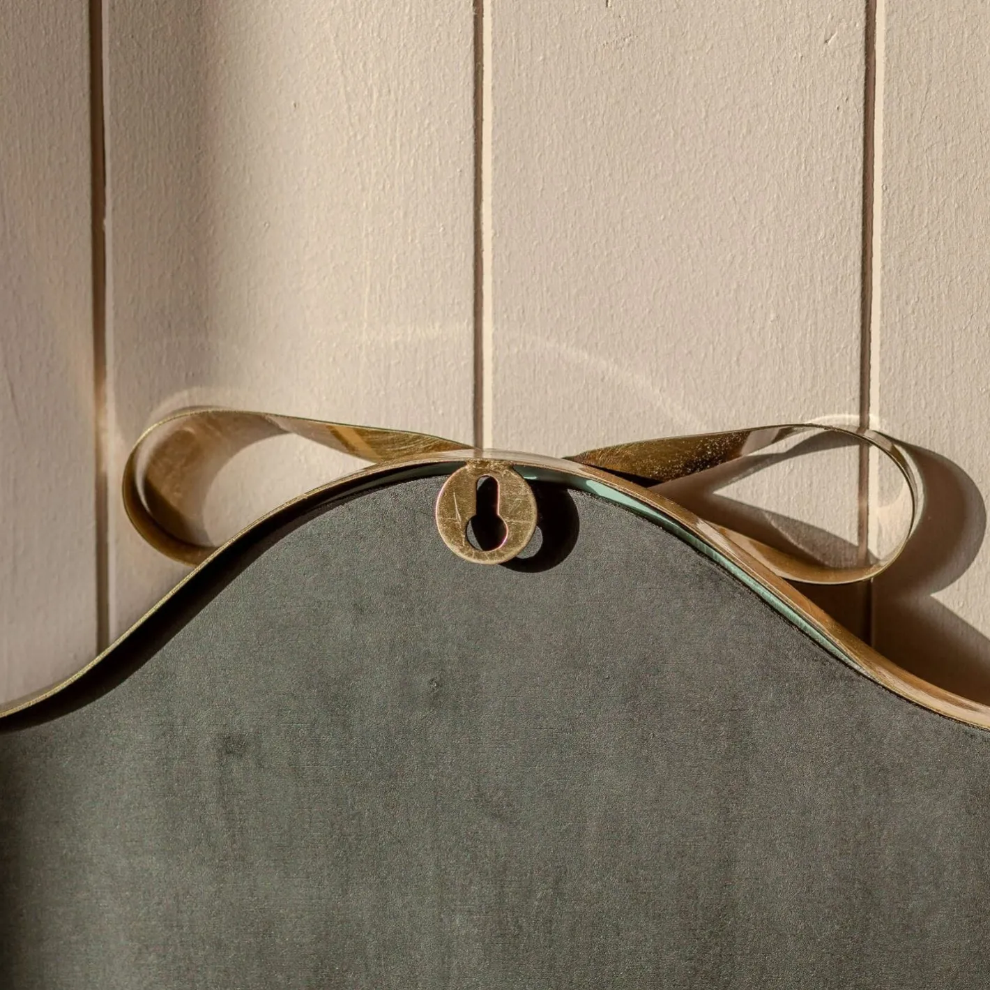 Graham & Green Bathroom Mirrors|Bathroom Mirrors<Bow Antique Brass Wall Mirror