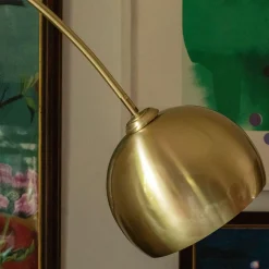 Graham & Green Floor Lamps<Brass Arched Floor Lamp
