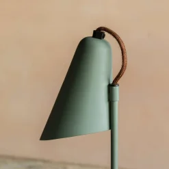 Graham & Green Table Lamps<Bridewell Lichen Green Table Lamp