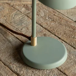 Graham & Green Table Lamps<Bridewell Lichen Green Table Lamp