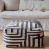 Graham & Green Pouffes & Beanbags|Pouffes & Bean Bags<Bridget Monochrome Pouffe