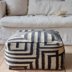 Graham & Green Pouffes & Beanbags|Pouffes & Bean Bags<Bridget Monochrome Pouffe