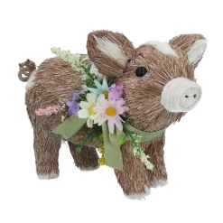 Graham & Green Decorative Accessories<Bristle Flower Pig Decoration