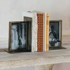 Graham & Green Bookends & Paperweights<Bronzed Photo Frame Bookends