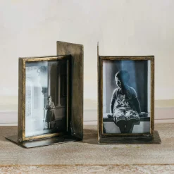 Graham & Green Bookends & Paperweights<Bronzed Photo Frame Bookends
