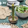 Graham & Green Candle Holders & Candles<Brown Speckled Candle Holder