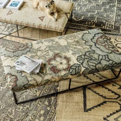 Graham & Green Coffee Tables<Bryndis Floral Jute Coffee Table