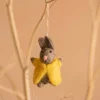 Graham & Green Decorative Accessories<Bunny in a Yellow Coat Hanging Decoration
