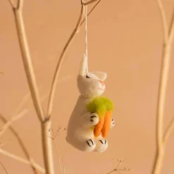 Graham & Green Decorative Accessories<Bunny with a Carrot Hanging Decoration