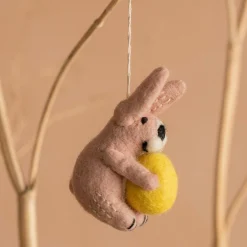 Graham & Green Decorative Accessories<Bunny with an Egg Hanging Decoration