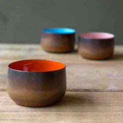 Graham & Green Candle Holders & Candles<Burnt Copper Tea Light Holders