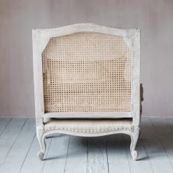 Graham & Green Armchairs<Caden Natural Linen Cane Armchair