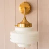 Graham & Green Wall Lights & Sconces<Caius Brass Wall Light