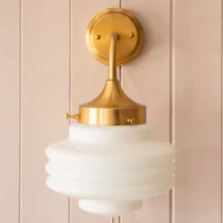 Graham & Green Wall Lights & Sconces<Caius Brass Wall Light