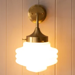 Graham & Green Wall Lights & Sconces<Caius Brass Wall Light