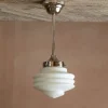 Graham & Green Ceiling Lights & Chandeliers<Caius Nickel Pendant Light