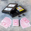 Graham & Green Games & Puzzles<Card Holder Box with Two Decks of Cards
