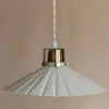 Graham & Green Ceiling Lights & Chandeliers<Cecily Off White Pendant